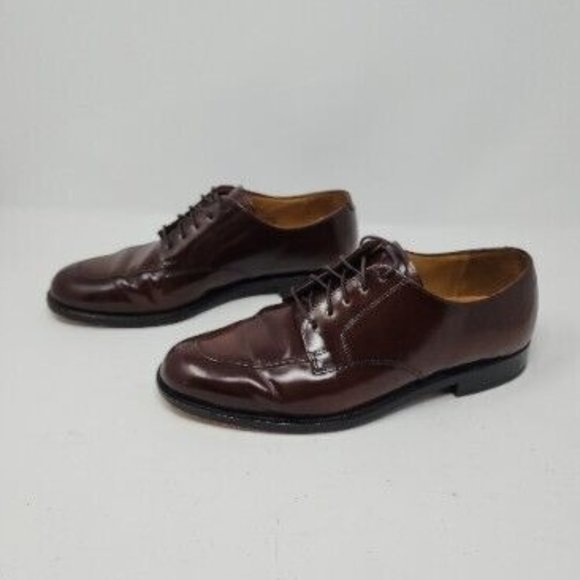 Cole Haan Shoes Men\'s 9 D Brown Derby Blucher Lace Up Split Toe Dress‎ Oxfords main image 7